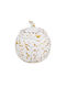Adorex Ornament de masă de Crăciun Borcan de prăjituri Ceramic Alb Înălțime 11cm.