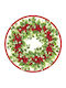 Caspari Holly Christmas Placemats Red L34xW34xH34xD34cm.