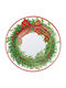 Caspari Set Christmas Glasses Multicolored 8pcs