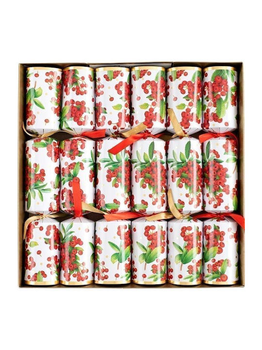 Caspari Set Christmas Crackers Multicolored Disposable 6pcs