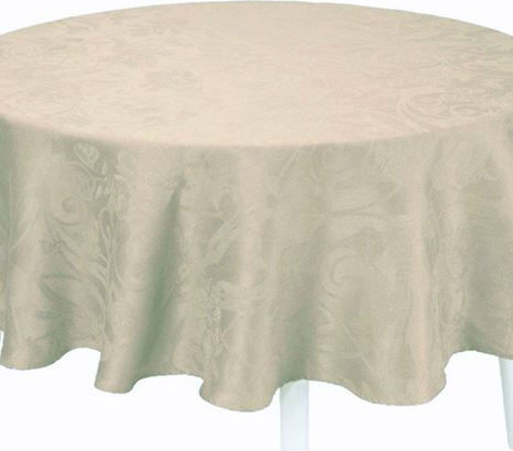 Le Jacquard Francais Tischtuch Leinen Beige 175x175cm