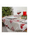 Bed&Bath D265 Weihnachtliches Tischtuch Stoff Grau 180x140cm