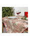 Bed&Bath D308 Χριστουγεννιάτικο Τραπεζομάντηλο Υφασμάτινο με Επιγραφή 180x140εκ.