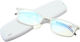 Moscow Mule Slim Pocket Lesebrillen +2.50 in Weißer Farbe MM/SlimPocketWhite/+2.50