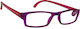 Oramont Lesebrille +2.00 in Lila Farbe 9001