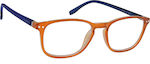 Oramont Lesebrille +1.75 in Orange Farbe 9062