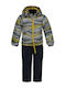 Icepeak 52152670-220 Kids Trousers and Jacket Set for Ski & Snowboard Gray
