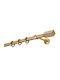Zogometal Metallic Curtain Pole E4139 Single Φ25mm 40cm Gold