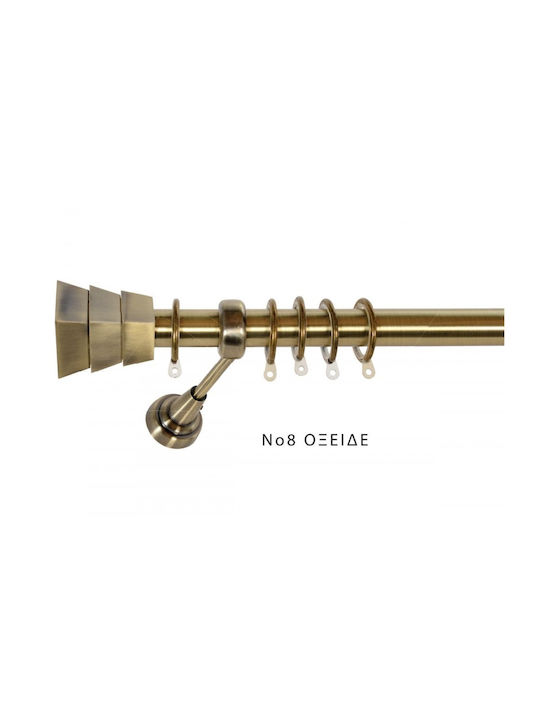 Import Hellas Metallisch Vorhangstange No8 Einf...