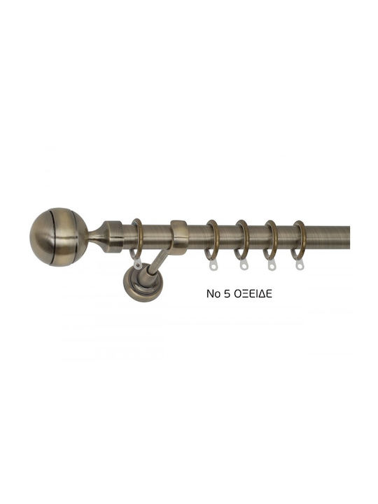 Import Hellas Metallic Curtain Pole No5 Double ...