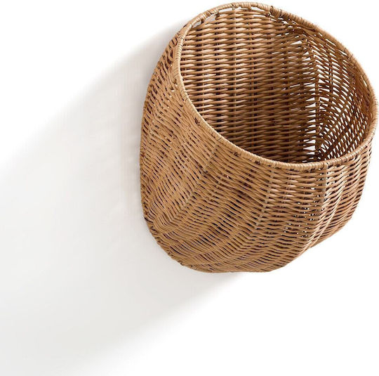 La Redoute Interieurs Dekorativer Korb Korbweide Beige 25x31x18cm