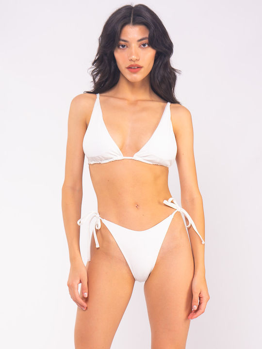 The Lady Bikini-Set Hohe Taille Weiß