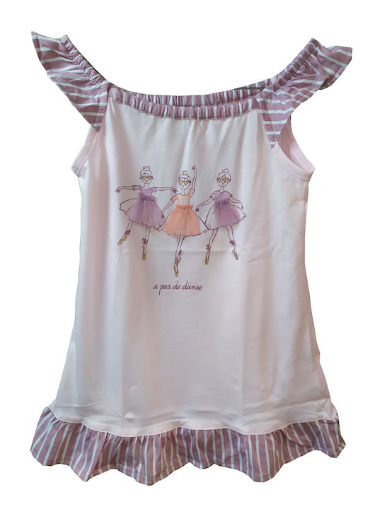 Noidinotte Kids' Pajamas Summer Cotton White
