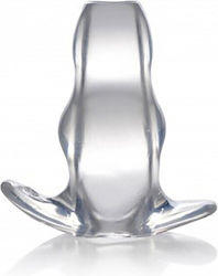 Master Series View Hollow Πρωκτική Σφήνα Medium Διάφανη