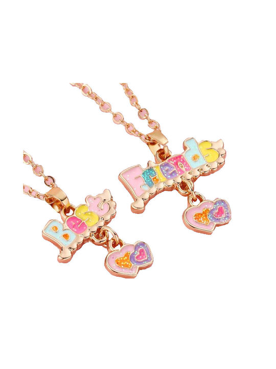 Tatu Moyo Gold Chain Kids Necklaces Heart SJ2303176184663439