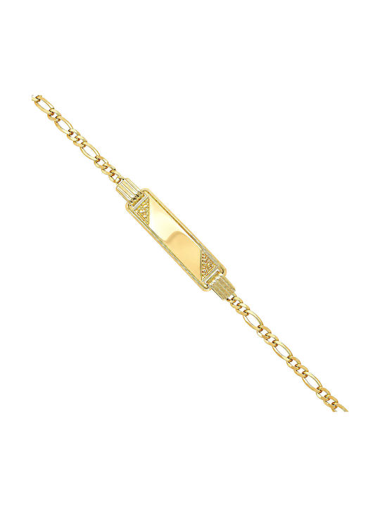 Xryseio Kids Bracelet ID from Gold 9K