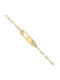 Xryseio Kids Bracelet ID from Gold 9K