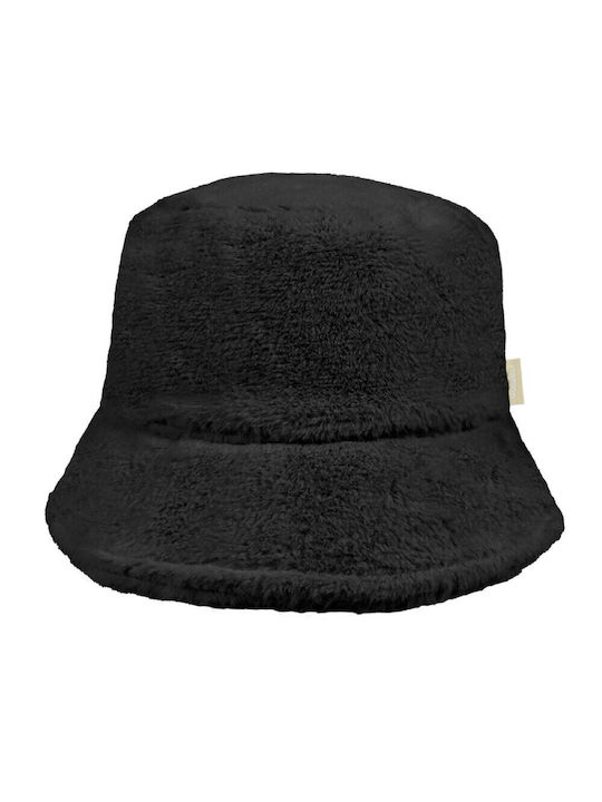 Stamion Fabric Women's Bucket Hat Black