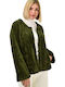 Women's Short Fur Green