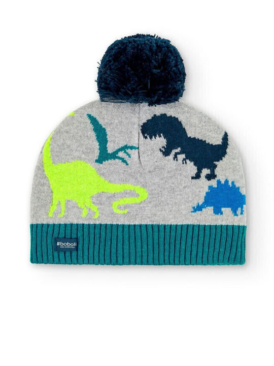 Kinder Mütze Gestrickt Gray