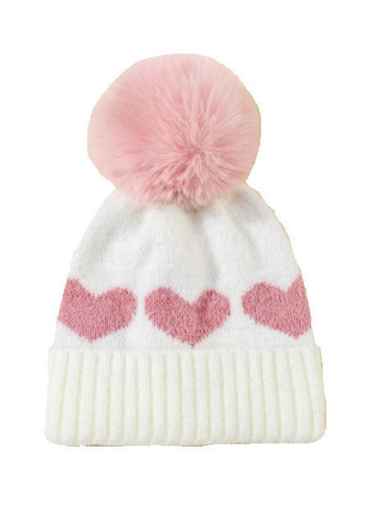 Tatu Moyo Kids Beanie Knitted White