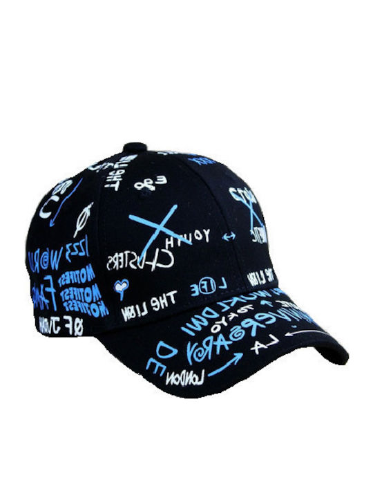Tatu Moyo Kinderhut Jockey Stoff Blau