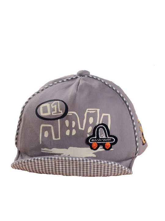 Tatu Moyo Kinderhut Jockey Stoff Gray