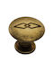 Viobrass Antique Knob Furniture made of Metallic in Gold Color D26mm 147-3 1pcs