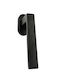 Viobrass Window Handle Black 113mm (Hole Centers 60mm) 20-212