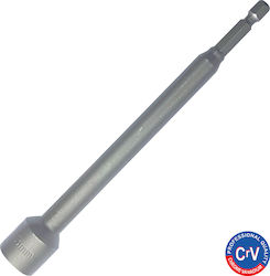 SKS Tools Μαγνητικό Καρυδάκι Εξάγωνο Μακρύ με Καρέ Υποδοχής HEX Διάμετρος 13mm