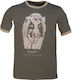 Benisport T-shirt in Khaki Farbe