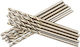 Uruisi Star Set of 10 Drills Cobaltium with Cylindrical Shank for Metal