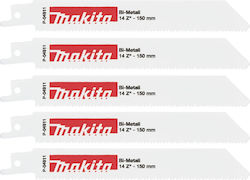 Makita Recipro Lame Pentru Lemn 150mm 5 Bucăți