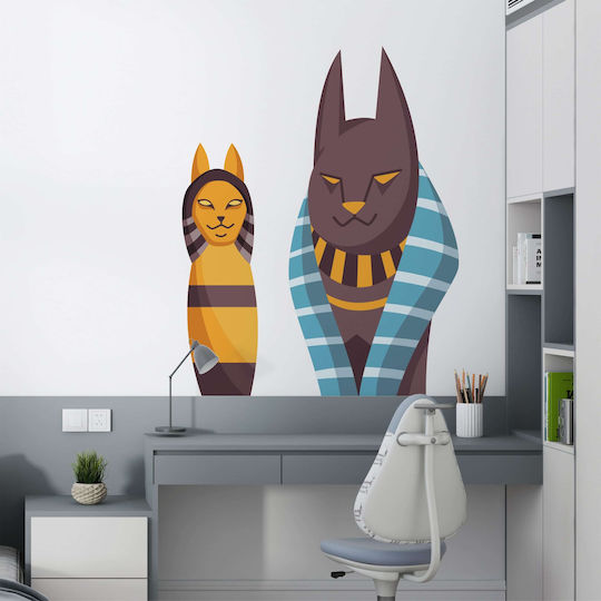 Caravelshop Autocolant Decorativ pentru Copii Perete 100x71buc