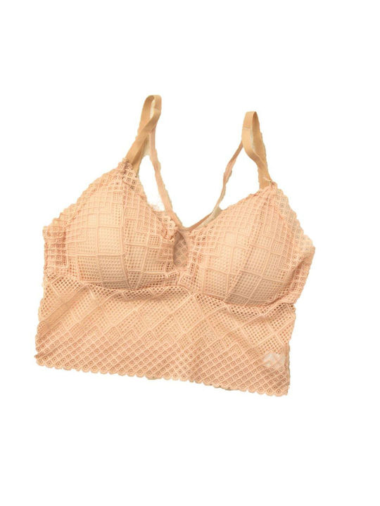 Potre Women's Bralette Bra Beige