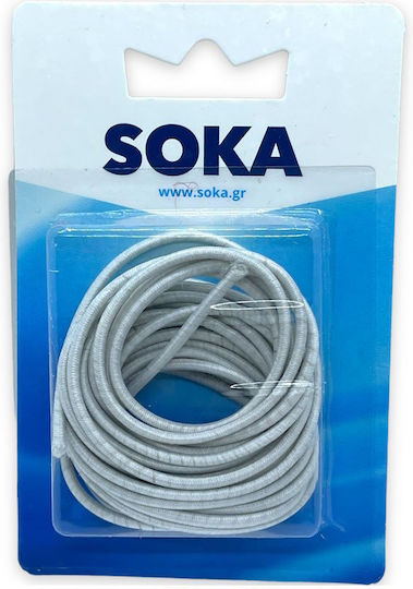 3M Връзка Кръгло Бял 2mm x 3m
