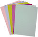 Folia Χαρτόνι Ριγέ Ασημί 10 Φύλλα 50x70εκ.