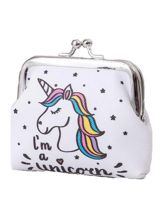 Tatu Moyo Kids Wallet with Clasp White