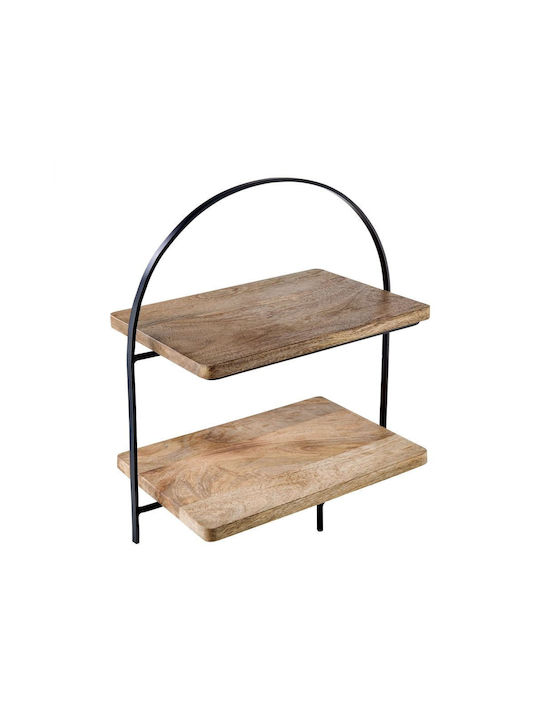 Butlers Lemn Etajeră Maro Ø45xY45cm L45xl45xH45cm 1buc