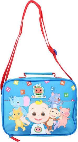 CoComelon Cocomelon Schulische Isothermische Lunch-Tasche zum Umhängen Blau 19 x 8 x 25cm