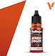 Acrylicos Vallejo Model Making Paint In Orange Colour 18ml