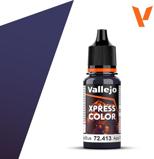 Acrylicos Vallejo Model Making Paints in Blue Color 18ml