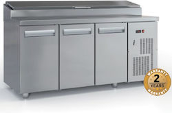 Inox Dobros Dulap de pregătire cu uși deschise 180x70x126cm Inox Dobros Dulap de pregătire cu uși deschise 180x70x126cm