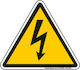 Infosign Sign Risk of Electric Shock 6x7cm.