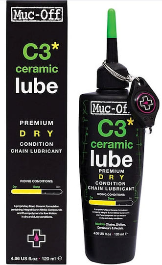 Muc-Off C3 Trockene Keramische Schmiermittel Fahrradschmiermittel 50ml