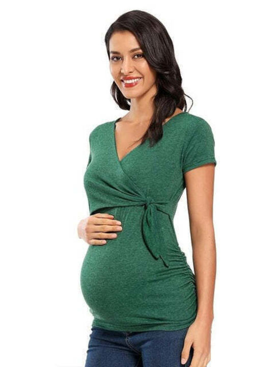 Queen Mother Top Maternity Tops Verde