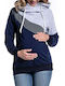 Queen Mother Top Maternity Tops Albastru