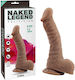 Chisa Novelties Dildo Dildo realist cu Testicule și Ventuză 19.5cm