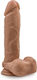 Dr. Skin Glass Dildo with Balls and Suction Cup Brown 23cm