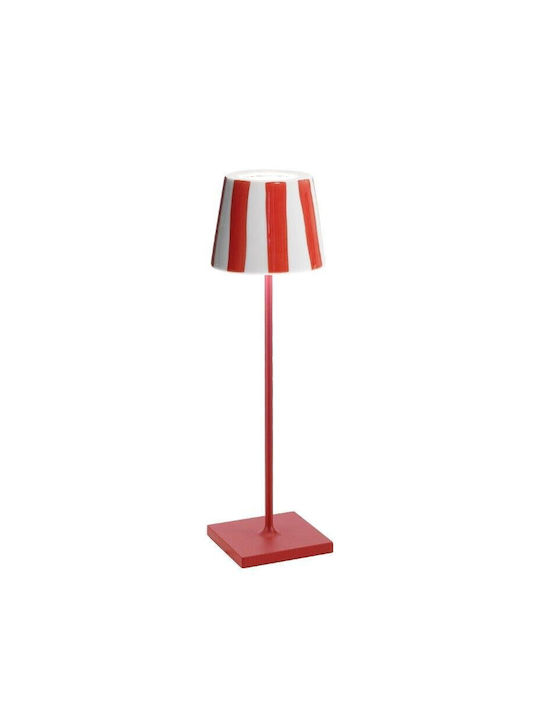 Zafferano Zafferano Außenstehlampen LED Tischleuchte IP65 Rote
